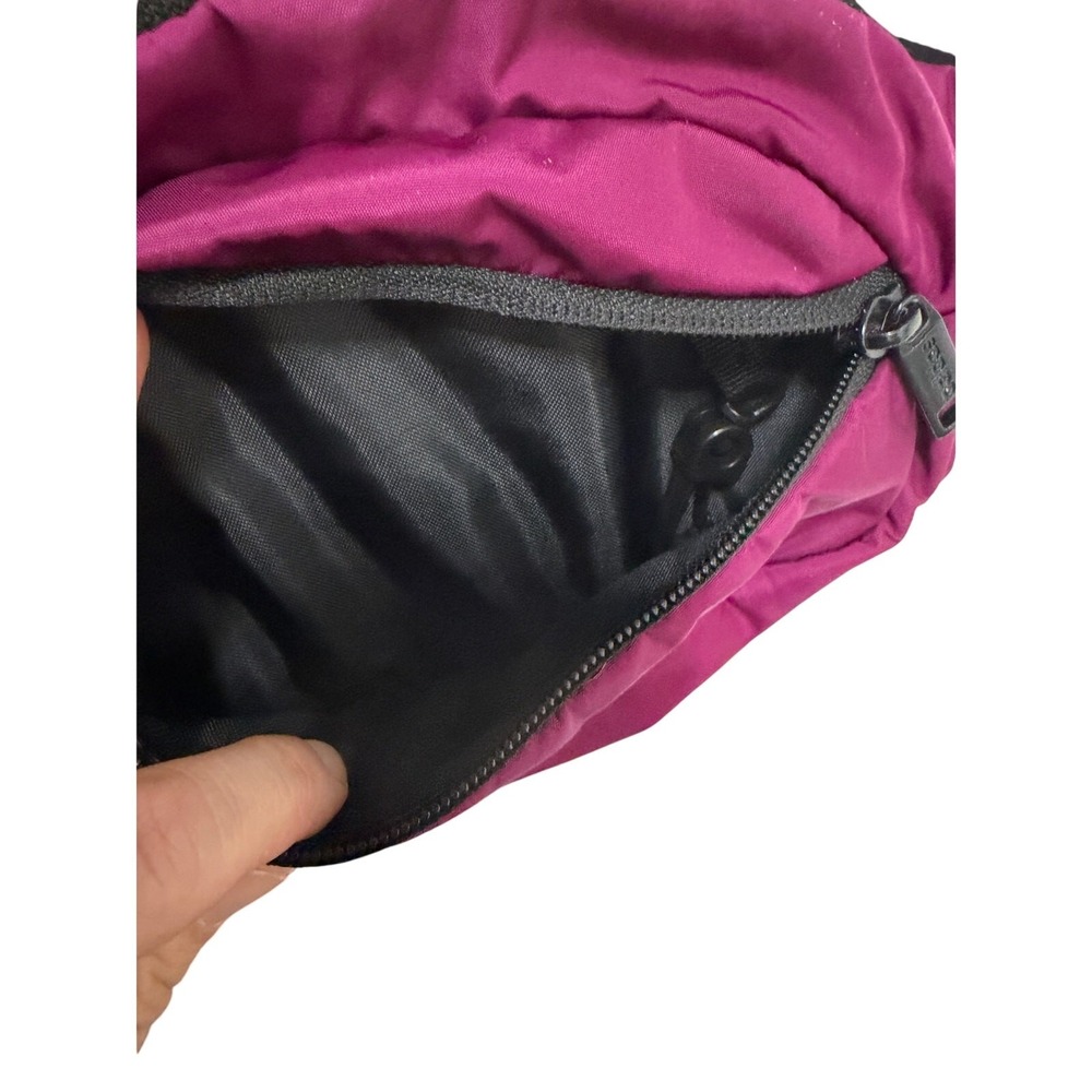 Adidas Fannypack pouch purse colorful purple/pink activewear lightweight travel - Picture 4 of 9